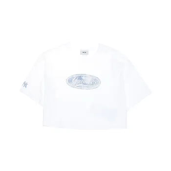 MLB New York Yankees SS25 T Shirt Women's Ecru