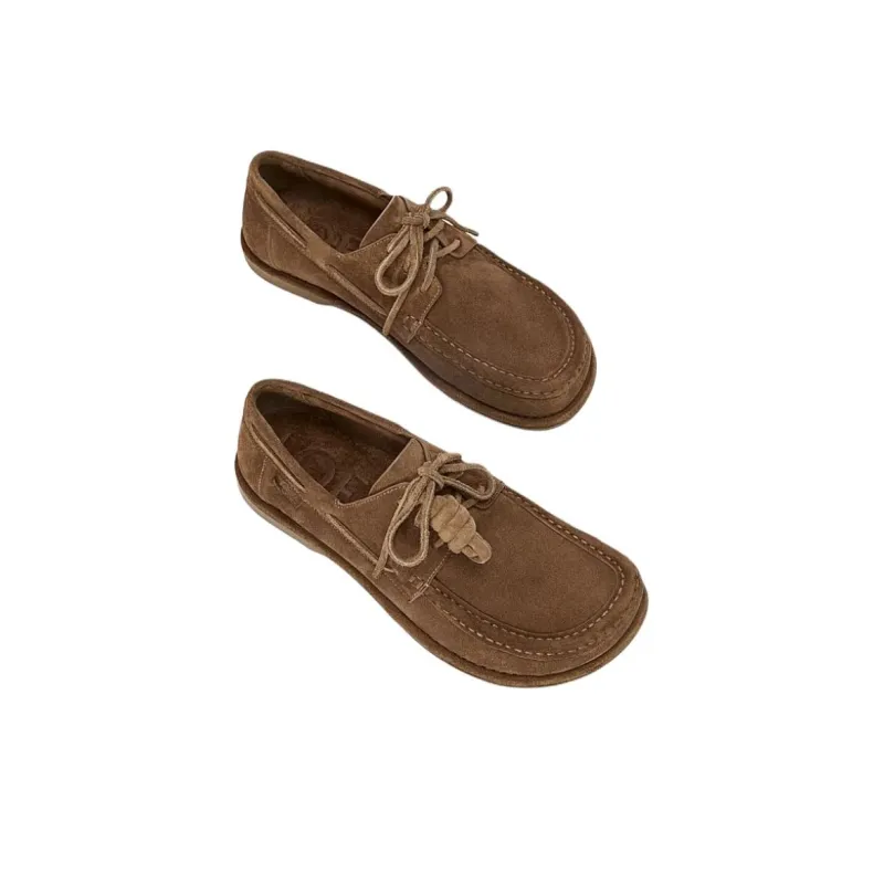 LOEWE Campo Casual Shoes Men's Brown-3