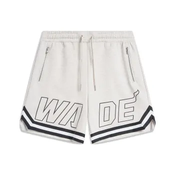 LiNing Casual Shorts Men's Heather Gray Tile Gray