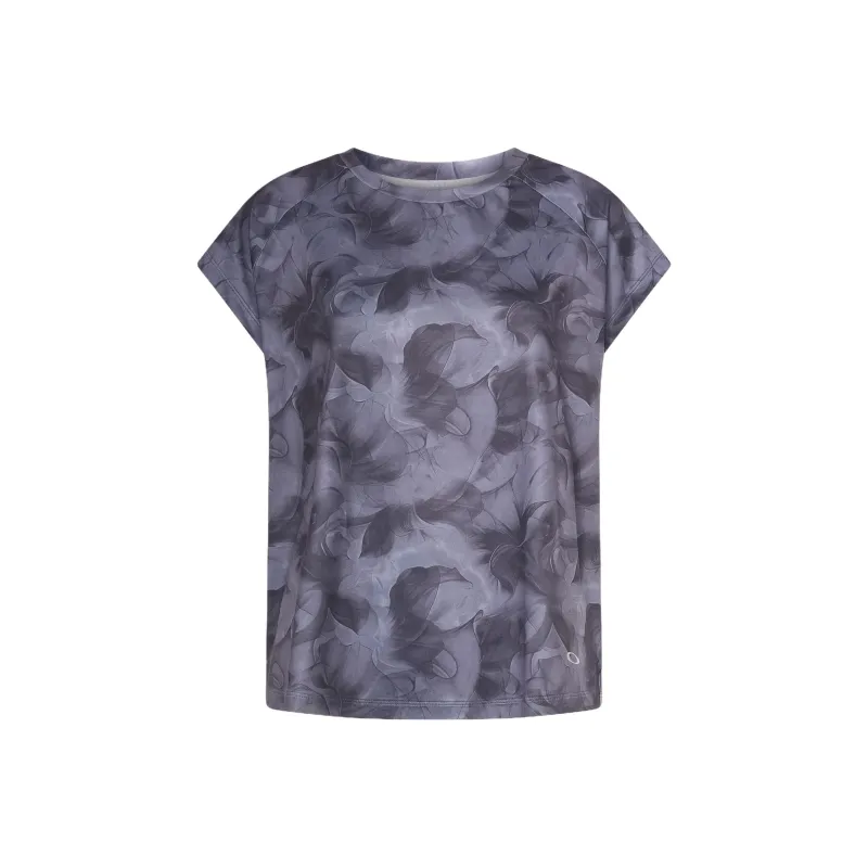 Oakley Raglan Sleeve T Shirt Women's Black Print-0