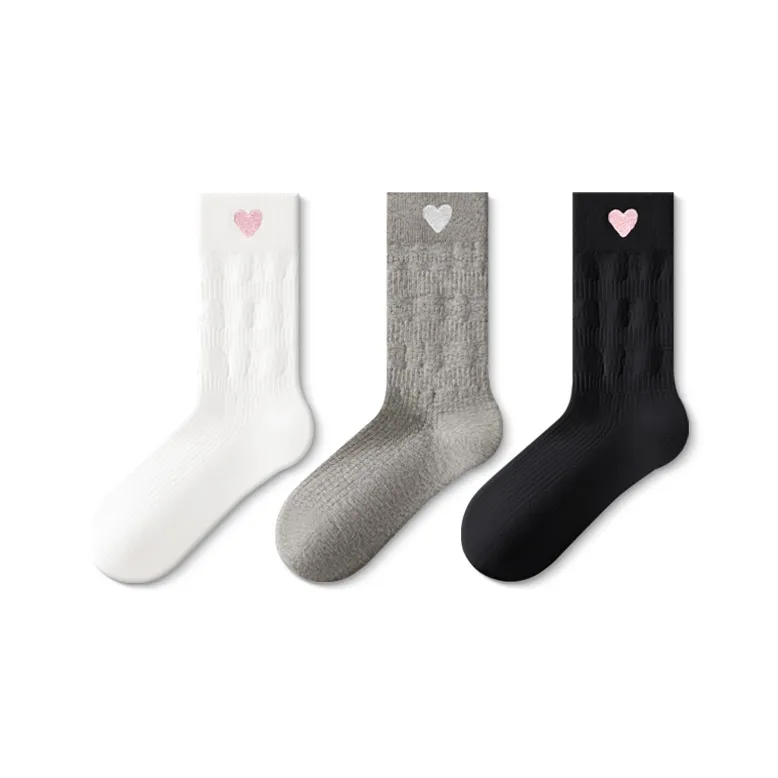 JKN Mid Calf Socks Women's Combo Set-14