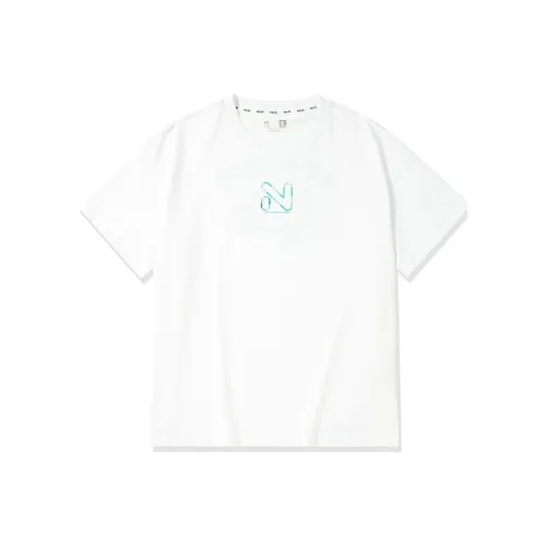 QIAODAN Drop Shoulder Sleeve T-Shirt Women's Jordan White