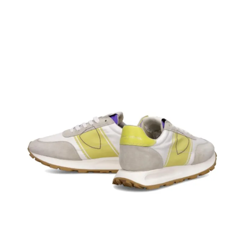 PHILIPPE MODEL Tour Running Low Top Casual Shoes Women's Beige Green-3