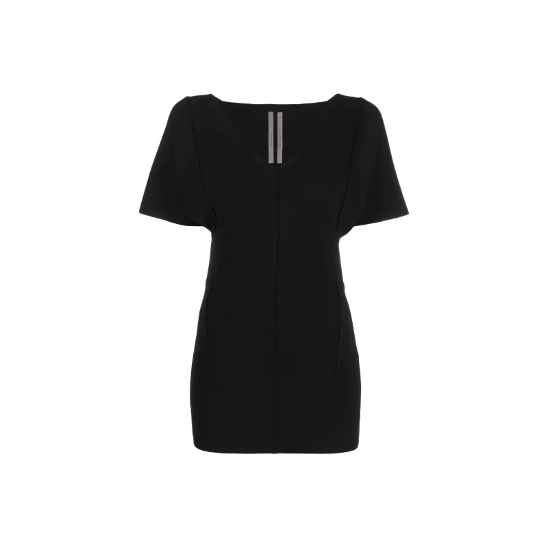 RICK OWENS Longline V neck Top-0