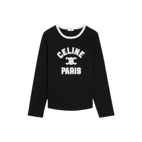 CELINE Paris T shirt In Cotton Jersey