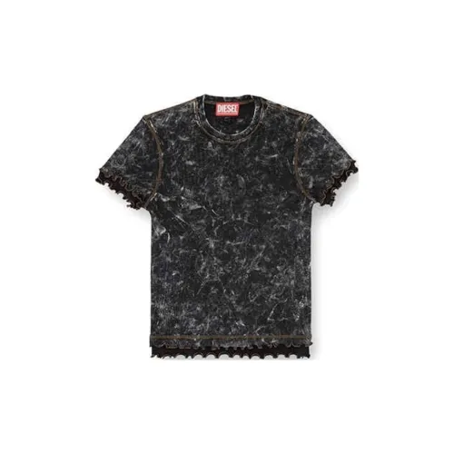 Balenciaga Short Sleeve Cropped T Shirt Black