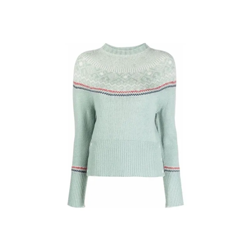 THOM BROWNE Icelandic Fair Isle Knit Jumper-0