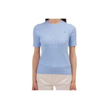 Tommy Hilfiger T Shirt Women's Light Blue