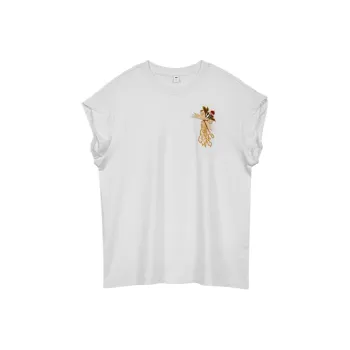 ROSESTUDIOBYGUOPEI Flutter Sleeve T-Shirt Women's