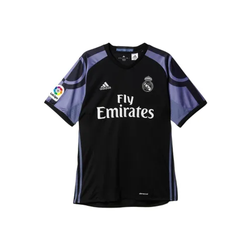 Adidas Real Madrid Mens 3rd Soccer Jersey Real Madrid 2016 17 Season Second Away Fan Edition Jersey Unisex Black