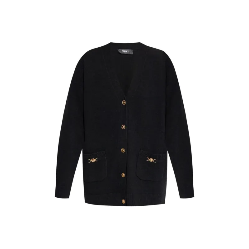 VERSACE Medusa button Cardigan-0