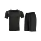 Set (Black Top+Black Shorts)