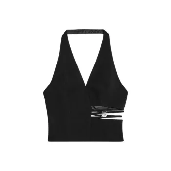 ZARA Tank Tops Women's Black