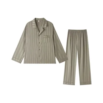 LUYOUYE Pajama Set Men's Forest Green