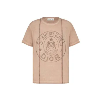 DIOR T Shirt Women's Orange Pink
