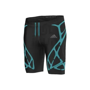 Adidas Adizero Climacool Sprintweb Techfit Sports Shorts Men's Black/Cyan