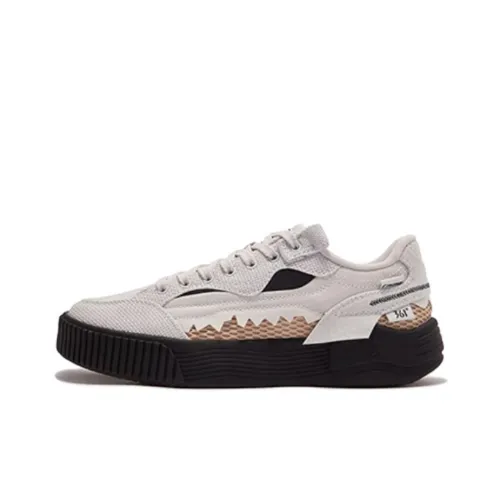 361° Lightweight Low Top Skateboard Shoes Women's Gray Black