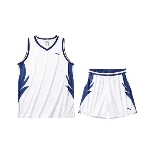 Anta Basketball Suit Men's Pure White