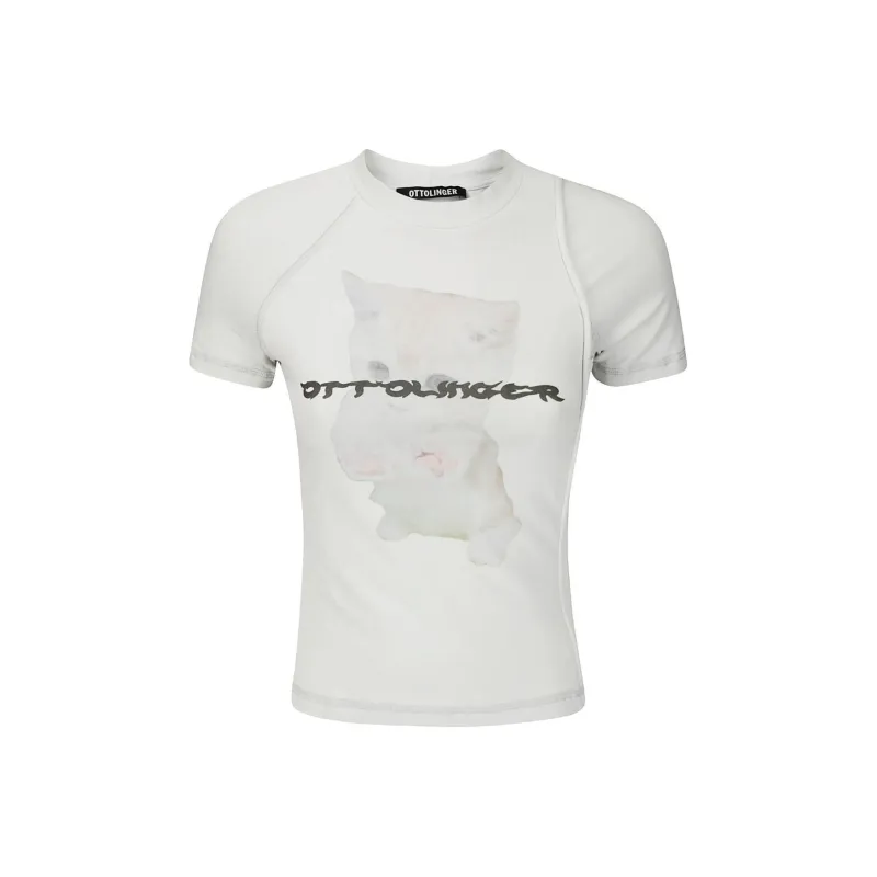 Ottolinger Logo print T shirt-0