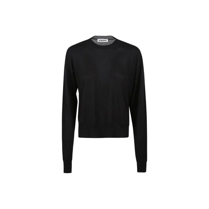 JIL SANDER Crewneck Knitted Sweater-0