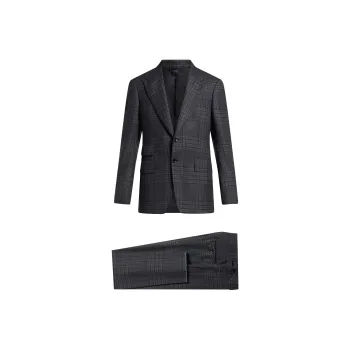 TOM FORD Check pattern Single breasted Suit