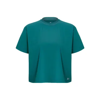 Under Armour Crop Tops Women's Coastal Cyan