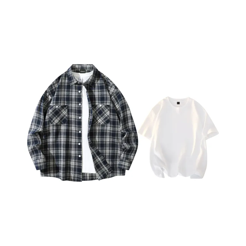 LA'T.WEEKEND Long Sleeved Shirts Matching Sets Unisex-6