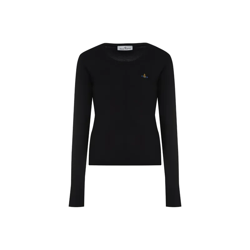 Vivienne Westwood Orb Embroidered Crewneck Jumper-0