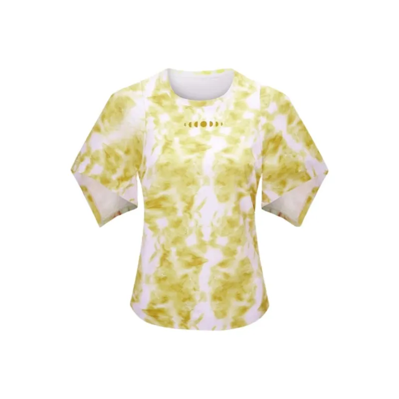 Particle Fever T-Shirt Women's Yellow Print-0