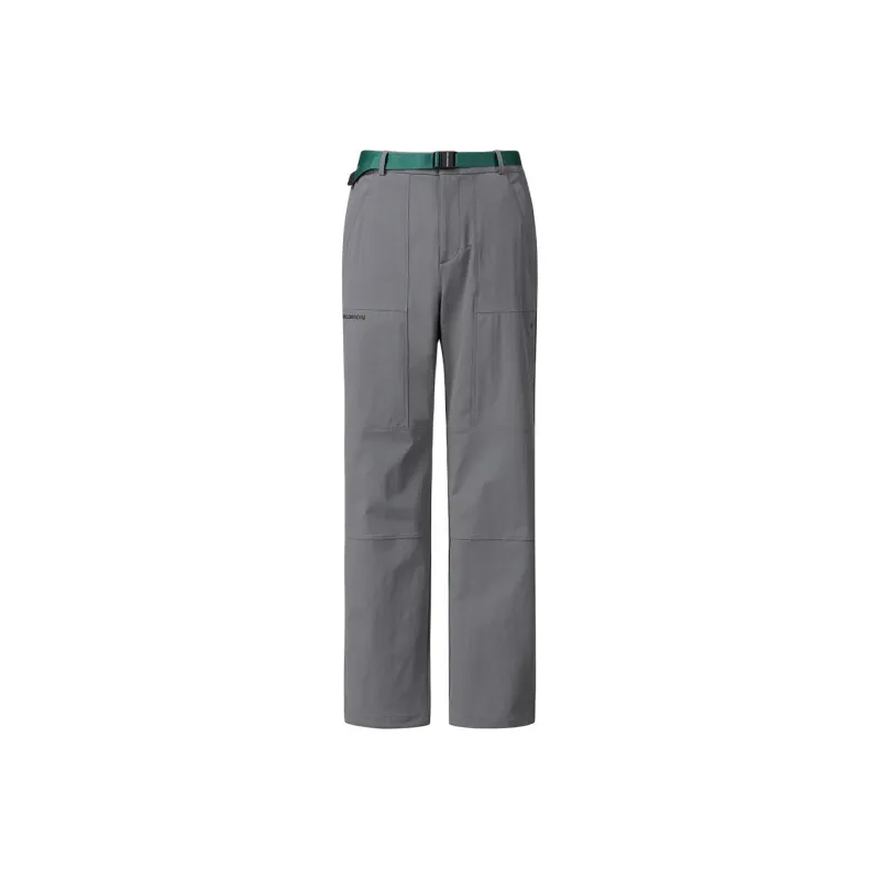 SALOMON Sports Pants Unisex Gray-0