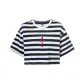Navy Blue White Stripes