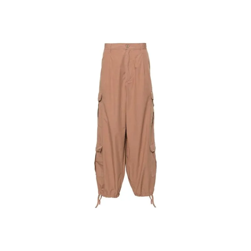 EMPORIO ARMANI Straight leg Cotton Cargo Trousers-0