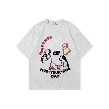 ABCMININ T Shirt Unisex Light Gray