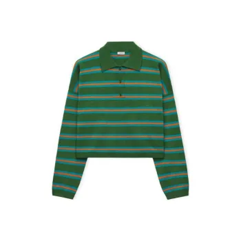 LOEWE Polo Sweater 'Green'