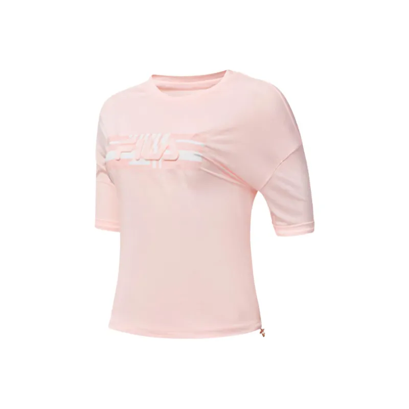 FILA FitnessAthletics T Shirt Women's Light Pink-0