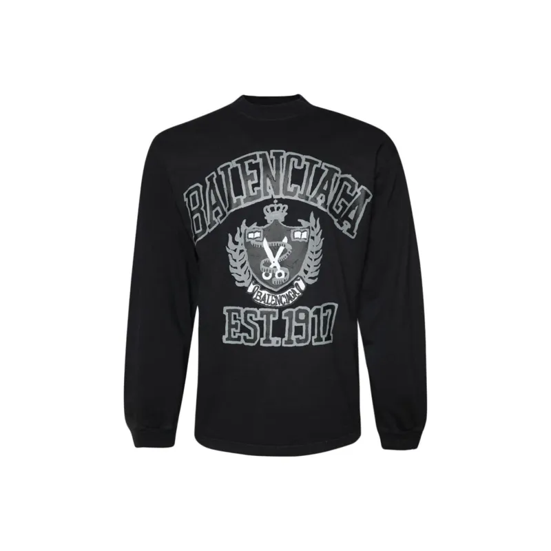 Balenciaga Sweatshirt 'Washed Black'-0