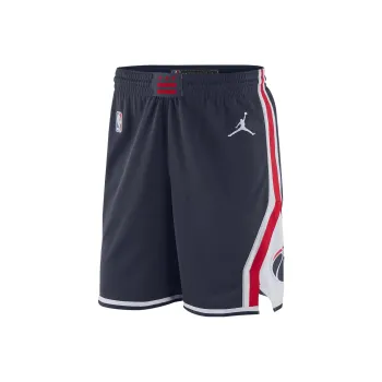 Jordan Wizards Statement Edition 2020 Basketball Shorts Men's Preppy Marine Blue/University Red/White/White