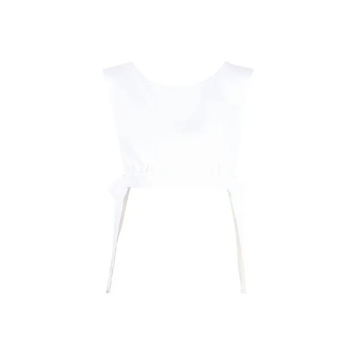 MSGM Crop Tops Women's White-0