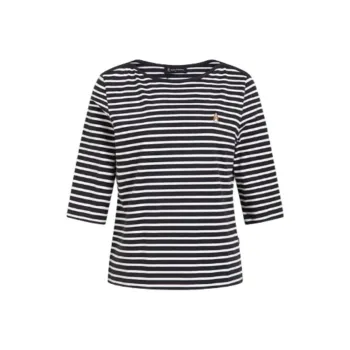Hush Puppies T Shirt Women's Interlaced Stripes