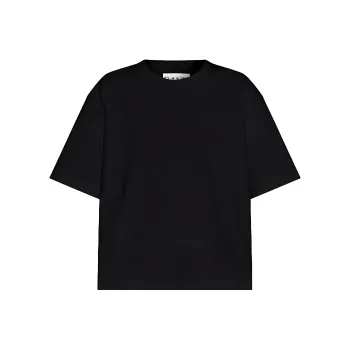 GANNI Back Tied Crewneck T Shirt