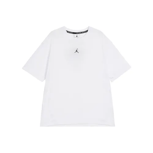 Jordan Drop Shoulder Sleeve T Shirt Women's White