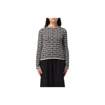 'S MAX MARA Sweater Women's Black White