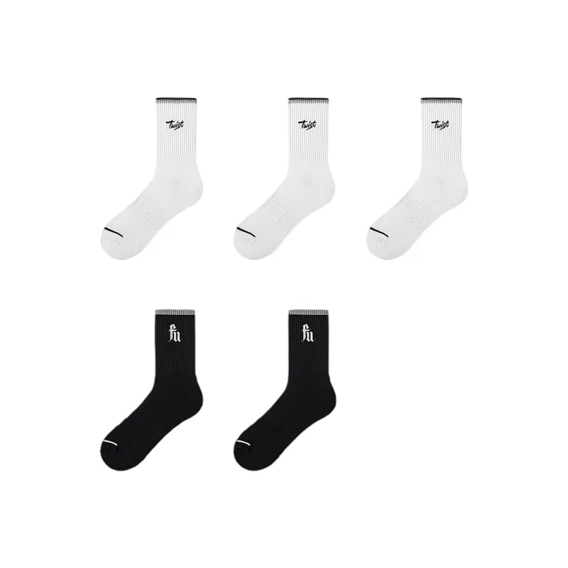 H YXIANG Mid Calf Socks Men's 5 Pack-2