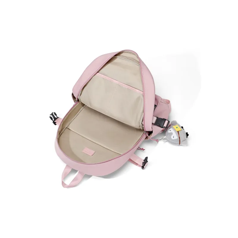 CinvaiKrose Fabric Outdoor Short Trip Backpack Travel Bag Women's Pink/Ecru/Black/Blue-4