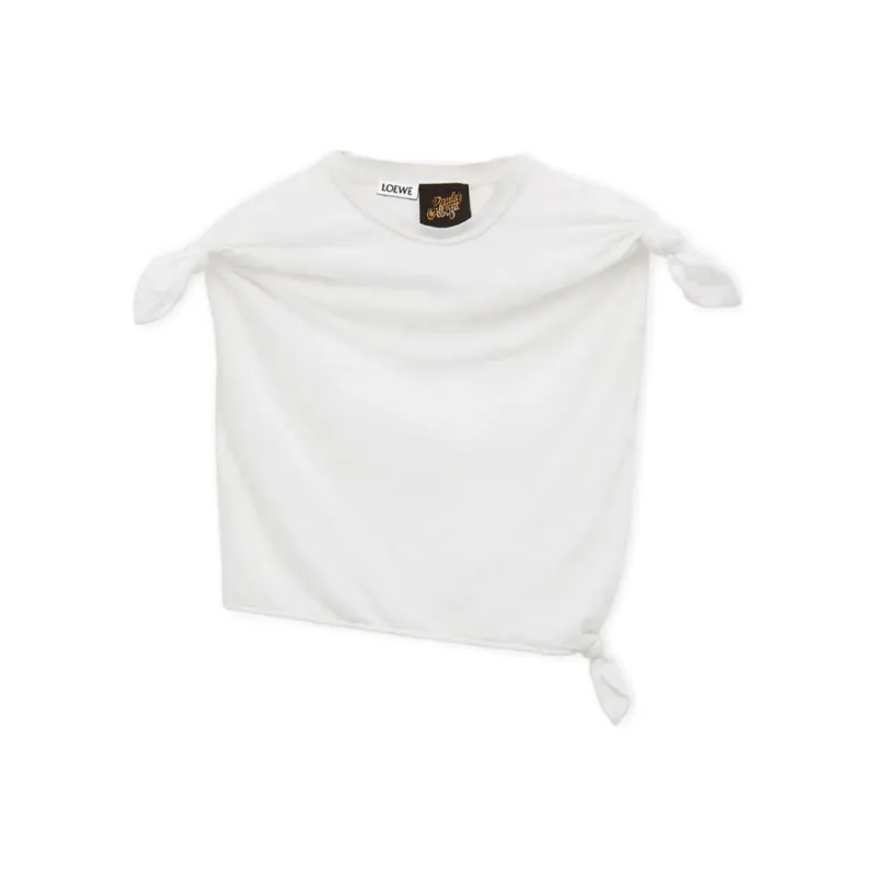 LOEWE SS24 Crop Top Women's White-0