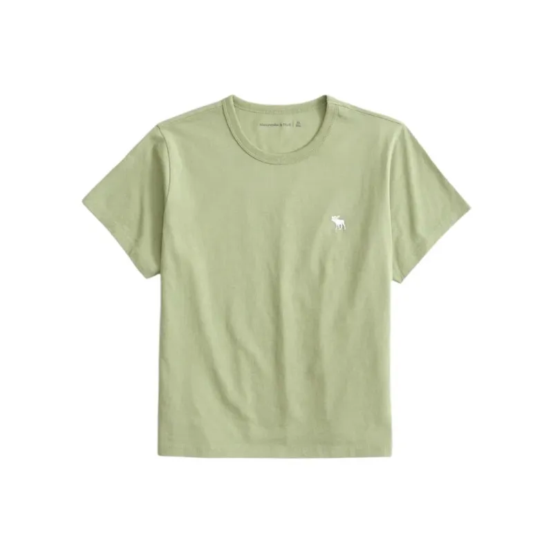 Abercrombie＆Fitch T Shirt Women's Green-0