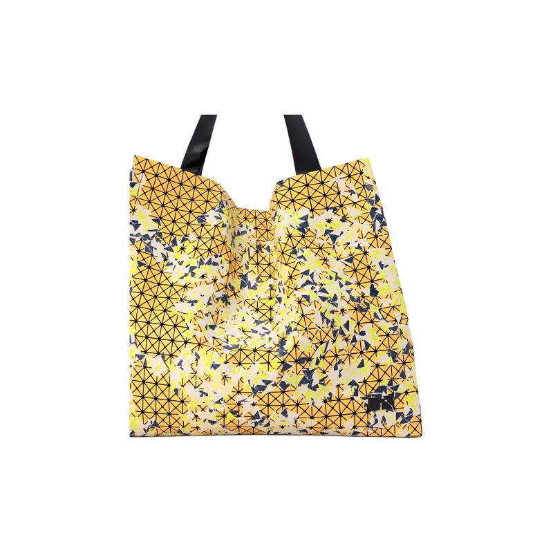 ISSEY MIYAKE Kuro Cotton Tote Bag, Shopping Bag, Handbag Unisex Yellow-1
