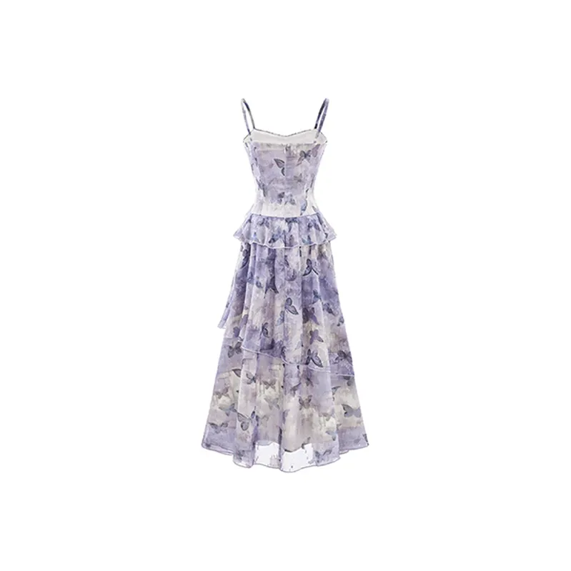 Manekniv Slip Dress Women's Purple-1