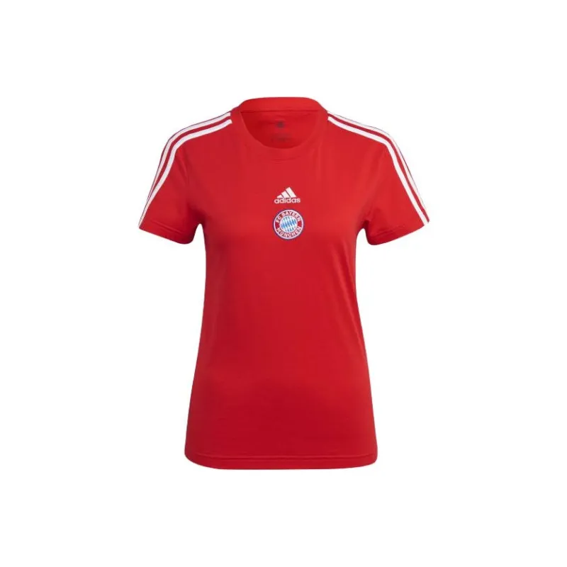 Adidas Fc Bayern Tee T-Shirt Women's Red-0
