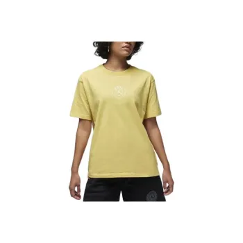 Jordan Paris Saint-Germain Drop Shoulder Sleeve T-Shirt Women's Saturn Gold